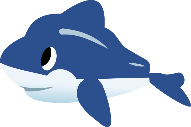 Dolphin Fish Sea Stickdatei – Tiere