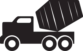 Concrete Concrete mixer Concrete mixer truck Stickdatei – Fahrzeuge