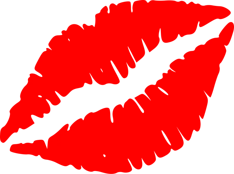 Lips Kiss Lipstick Stickdatei – Herzen & Liebe