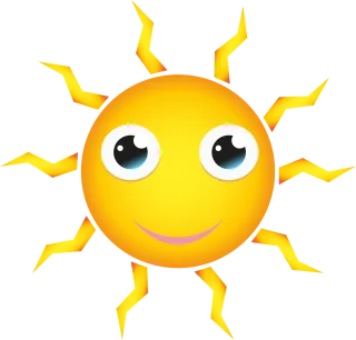 Sun Yellow Shining Stickdatei