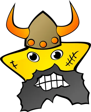 Barbar Viking Man Stickdatei