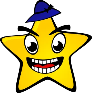 Man Person Star Stickdatei