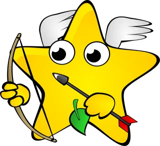 Star Love Angel Stickdatei