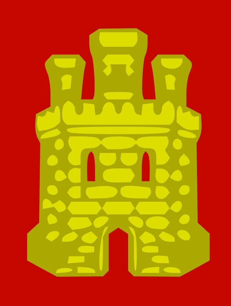 Castle Ruin Stones Stickdatei – Kinder