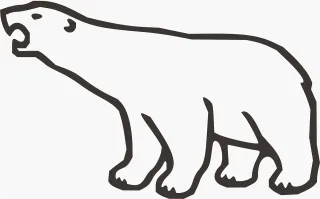 Ice bear Nature Animal Stickdatei