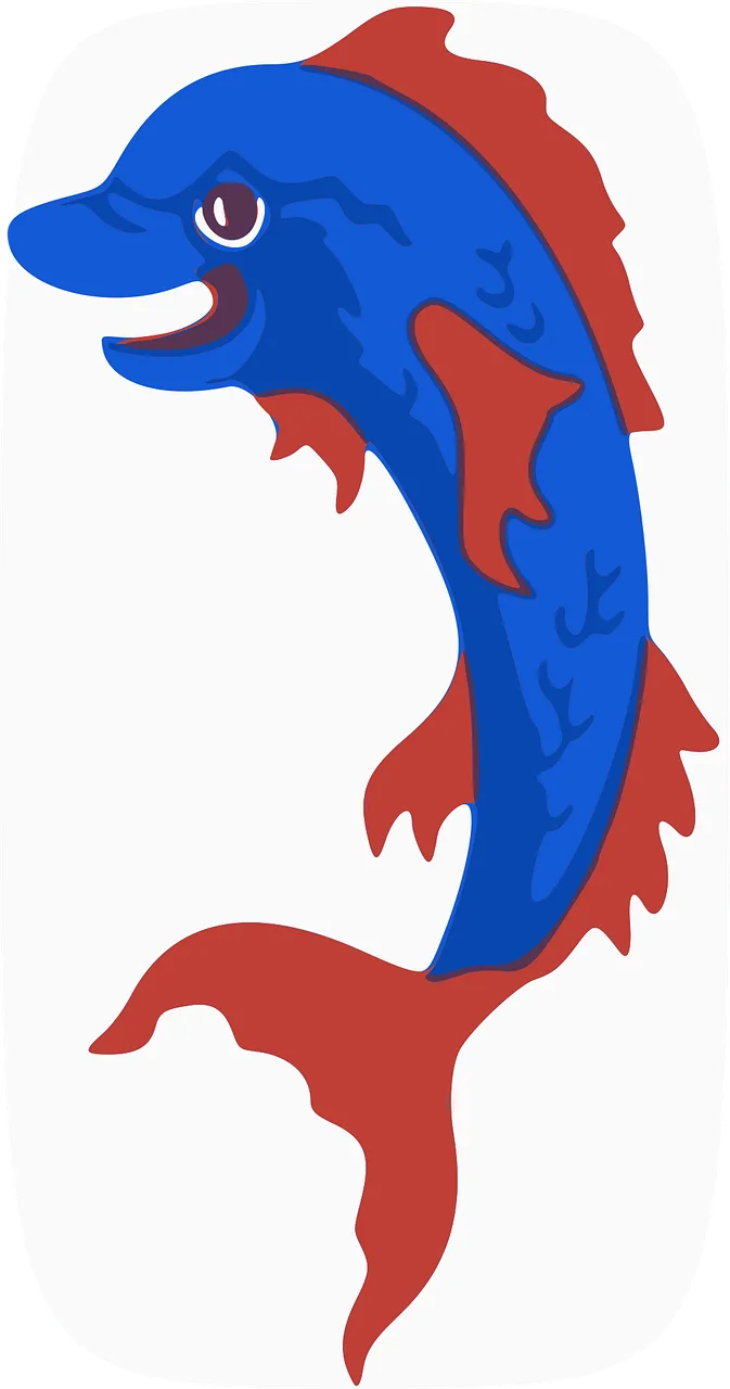 Fish Animal Dolphin Stickdatei – Tiere