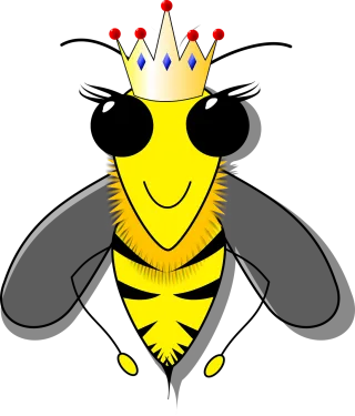 Queen bee Bee Beehive Stickdatei – Tiere