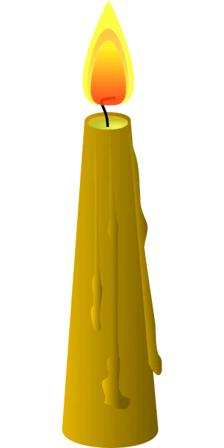Beeswax Candle Fire candle light Stickdatei