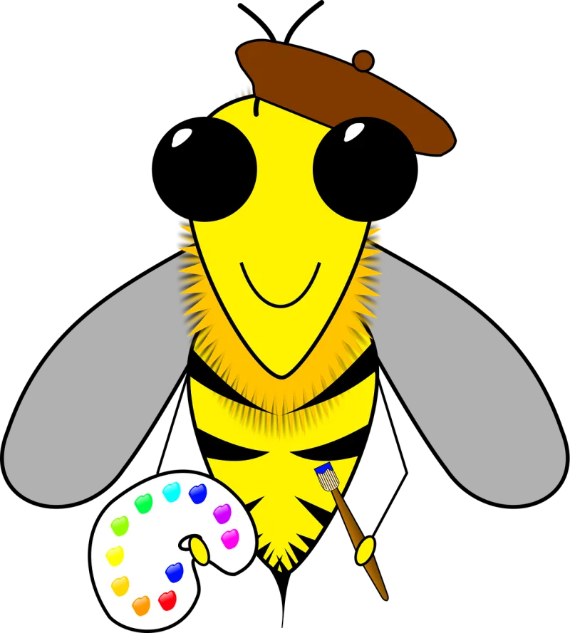 Bee Art Busy bee Stickdatei – Tiere