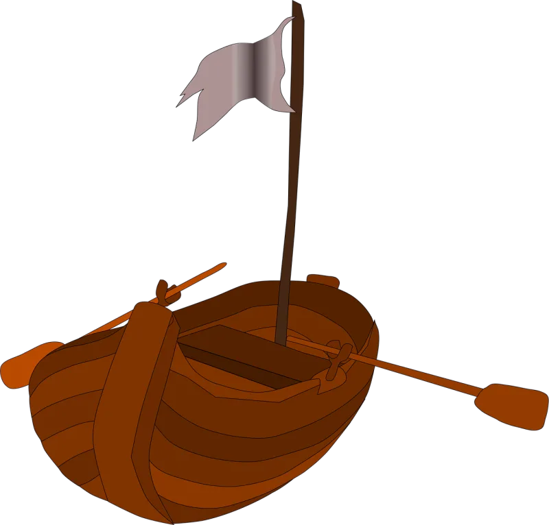 Pirate rowboat Pirates Rowboat Stickdatei – Kinder
