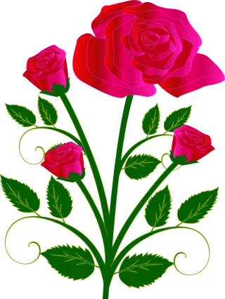 Bouquet Beautiful flowers Rose flower Stickdatei