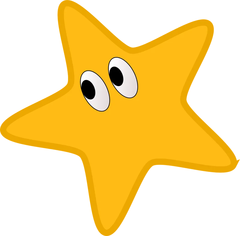 Star Eyes Yellow Stickdatei – Natur