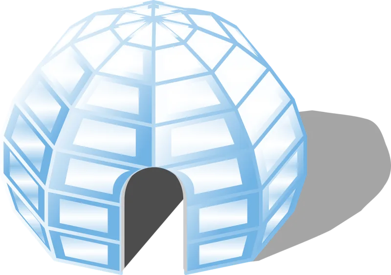 Igloo Ice House Stickdatei – Essen & Trinken