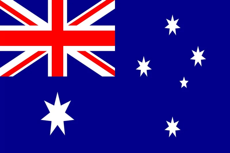 Australia Flag National flag Stickdatei – Weihnachten
