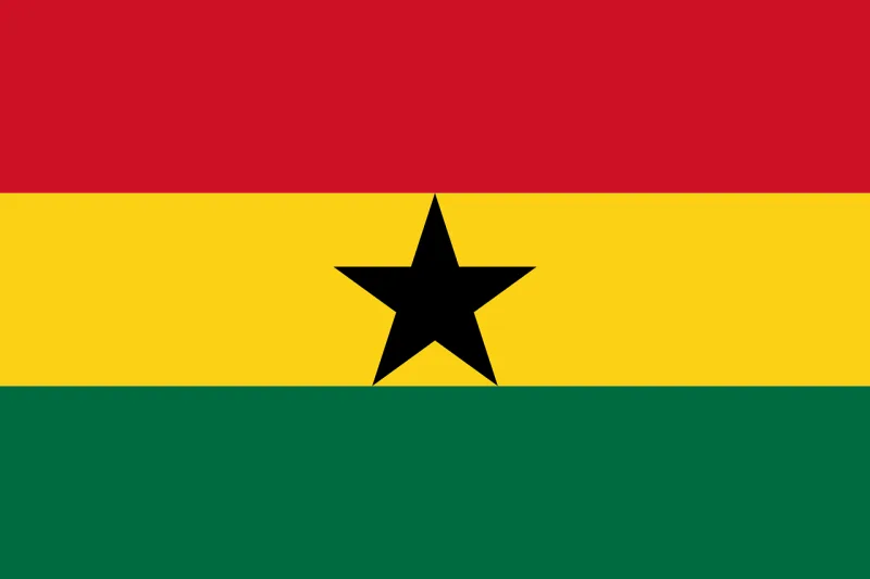 Ghana Flag National flag Stickdatei – Weihnachten