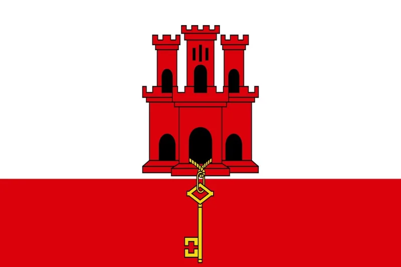 Gibraltar Flag National flag Stickdatei – Kinder