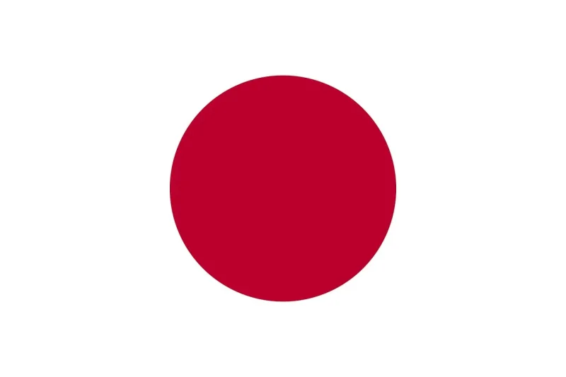 Japan Flag National flag Stickdatei – Natur