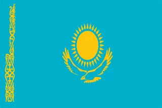 Kazakhstan Flag National flag Stickdatei
