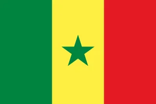Senegal Flag National flag Stickdatei