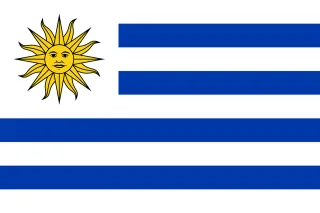 Uruguay Flag National flag Stickdatei