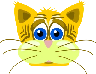 Cat Pet Sad Stickdatei
