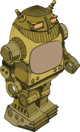 Robot Robot screen Video Stickdatei