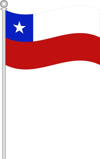 Flag of chile Flag Chile Stickdatei