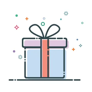 Gift Box Surprise Stickdatei