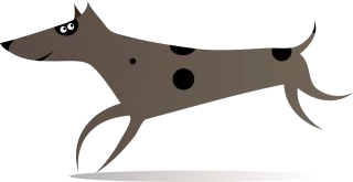 Running dog Doggy Animal Stickdatei