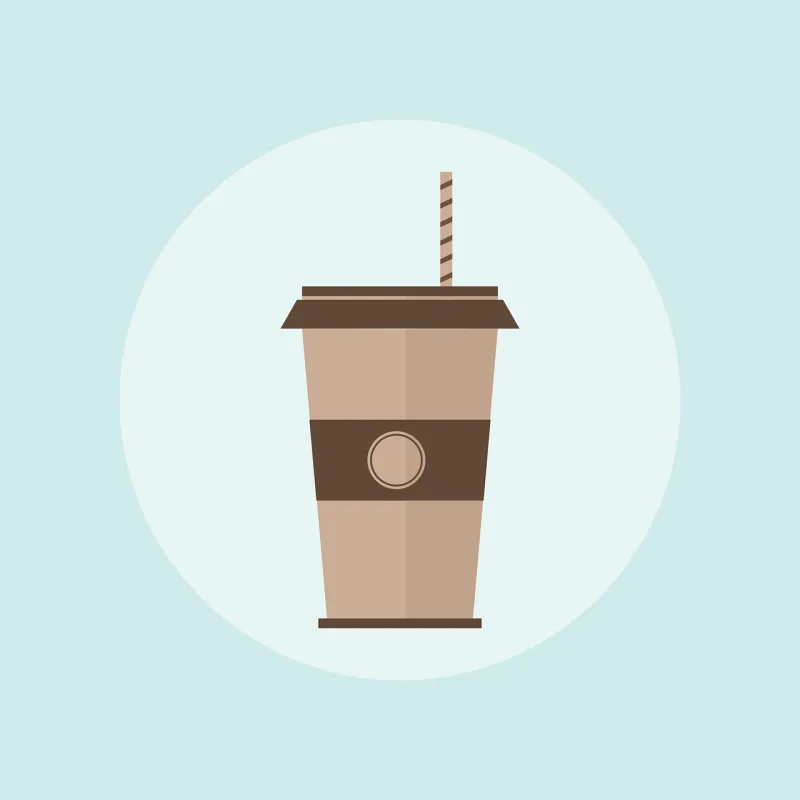 Coffee Cup Drink Stickdatei – Essen & Trinken