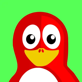 Red Tux Penguin Stickdatei