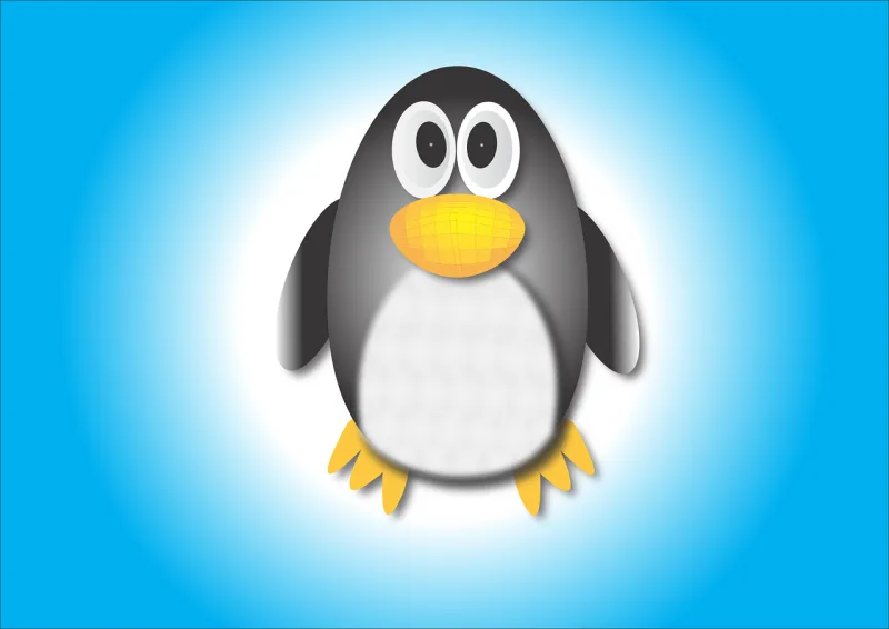 Penguin Amputee Stickdatei – Tiere