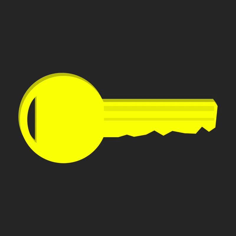 Key Locksmith Yellow Stickdatei – Kinder