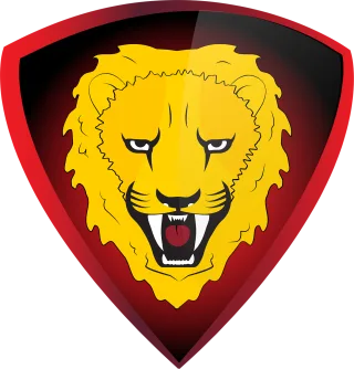 Lion Logo Shield Stickdatei