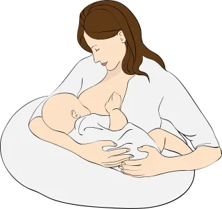 Breast-feeding Maternity Mother Stickdatei