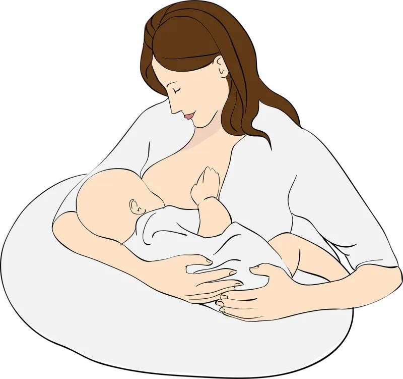 Breast-feeding Maternity Mother Stickdatei – Herzen & Liebe