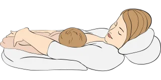 Breast-feeding Maternity Mother Stickdatei – Herzen & Liebe