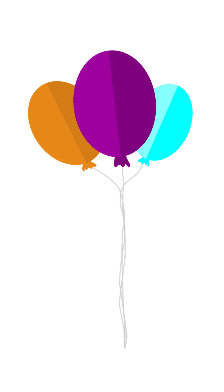 Balloons Balloon Party Stickdatei – Herzen & Liebe