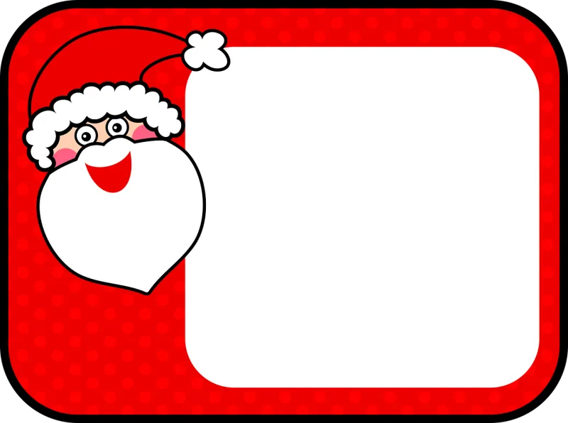 Santa Christmas Sign Stickdatei – Weihnachten