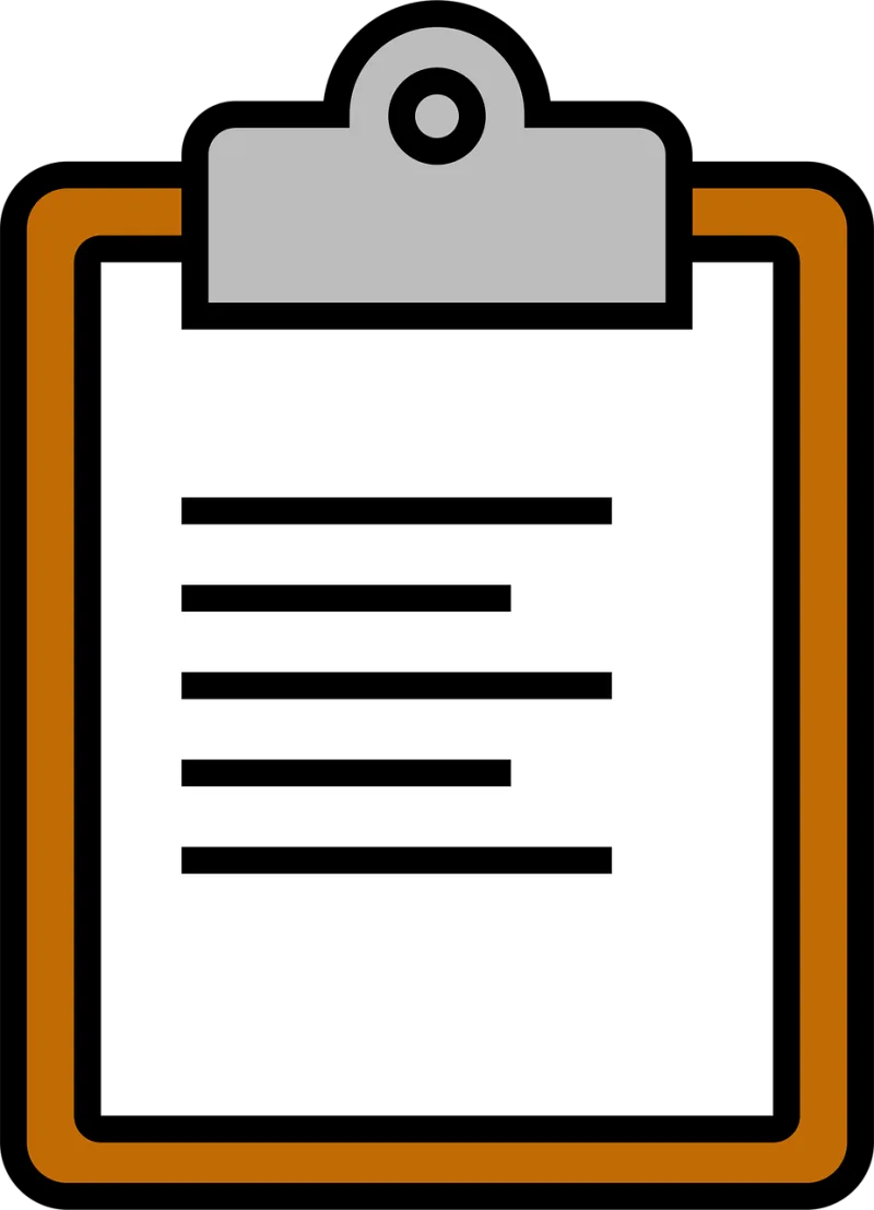 Icon Clipboard Paperclip Stickdatei – Musik