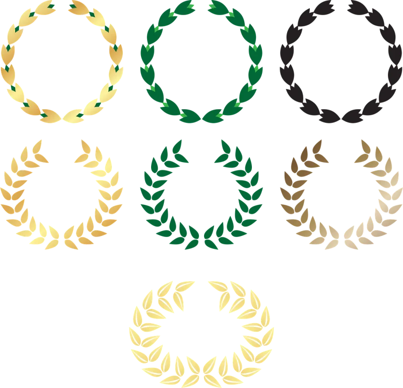 Wreath Laurel Award Stickdatei – Weihnachten