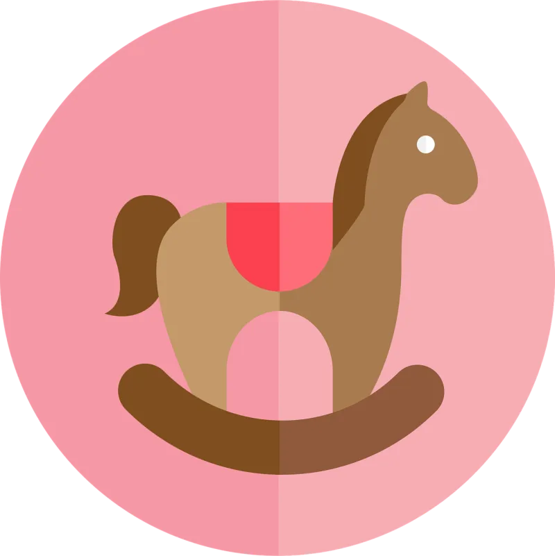 Konik Wooden On the poles Stickdatei – Tiere