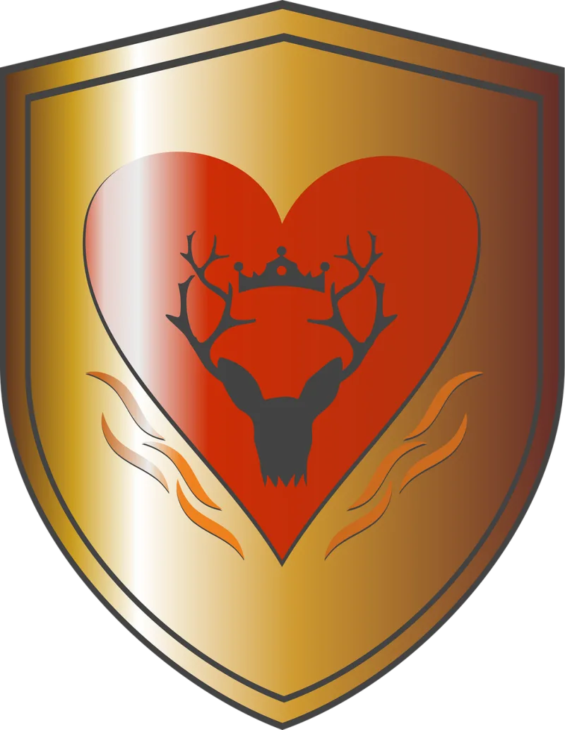 Game of thrones House baratheon Coat of arms Stickdatei – Tiere