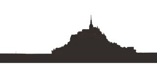 Castle Euro Silhouette Stickdatei