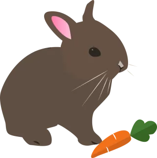 Rabbit Rabbits Easter Stickdatei