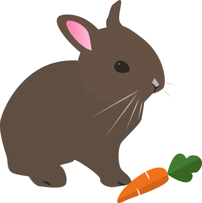 Rabbit Rabbits Easter Stickdatei – Tiere