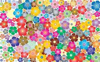 Flower Floral Background Stickdatei