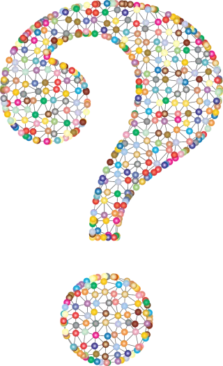 Question mark Abstract Nature Stickdatei