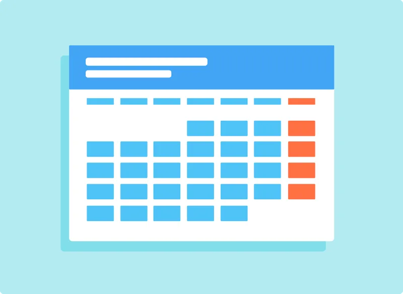 Calendar Date Month Stickdatei – Musik