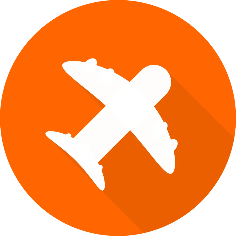 Plane Orange Graphic Stickdatei – Fahrzeuge